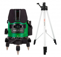 Лазерный уровень RGK LP-62G + штатив RGK LET-170