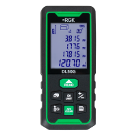 Лазерный дальномер RGK DL50G - зелёный луч