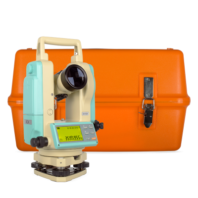 Электронный теодолит RGK T-02 (лазерный отвес), с поверкой